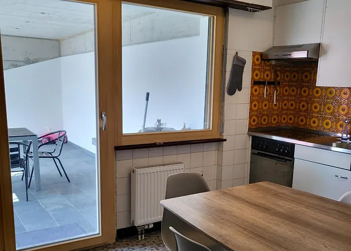 Randogne Avec Grande Terrasse Apartamento