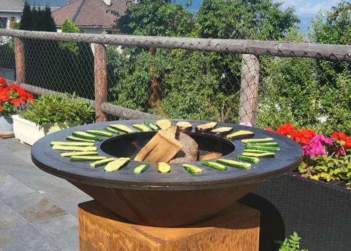 Randogne Avec Grande Terrasse Apartament